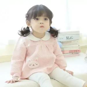 [그린베베] 영유아 겨울용_눈꽃토끼 누빔 원피스 2종셋트/아기원피스/아기옷/외출복/신생아/여아/돌복/백일촬영/상하세트/하객룩/KC인증/국내생산