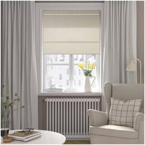 이케아 링블롬마 로만블라인드 베이지 80x160cm 커텐 거실 침실