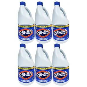 유한락스 주방용 2L 한박스/청소용/소독제/청소/세제/주방/세정제/화장실/락스/업소용/다목적/욕실/청소용