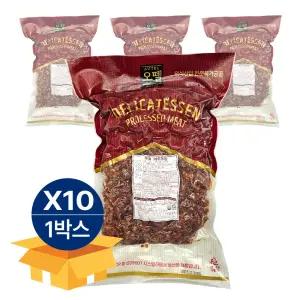 오뗄 미트토핑 1kg 냉동 고기 피자토핑 X 10팩