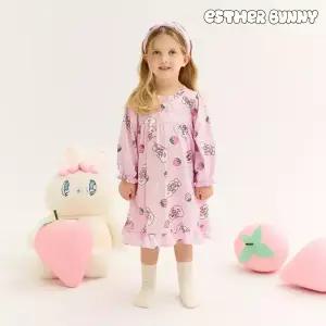 [에스더버니리틀] 베리베리피치웜파자마원피스