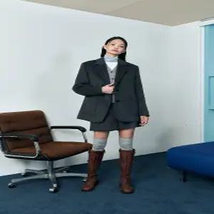 [랩][LAP] AQ4WJA63 오버핏 싱글 2버튼 자켓 (P003466449)