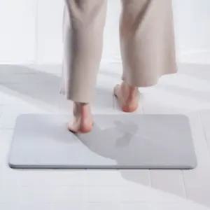 자주 규조토 발매트 미끄럼방지 물기흡수 60x39그레이