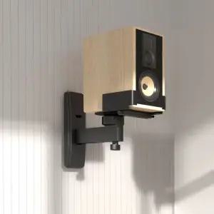 벽걸이 스피커 거치대 랙 브라켓 각도 조절 우퍼 선반