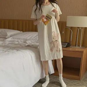 [보리보리/보리맘]반팔 곰돌이 지퍼 수유 원피스 베어 여름 수유복