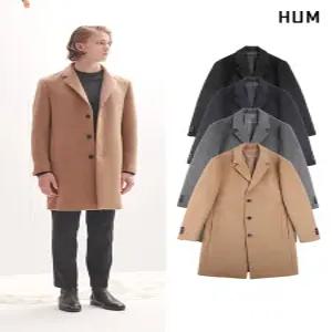 [HUM][본사][HUM]남)캐시미어울혼방 싱글 3버튼코트(FHOWCCO111P)