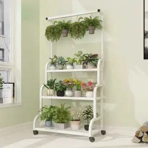 행잉 화분 진열대 부양 발코니 거치대 이동식 받침대 꽃집