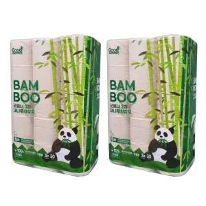 밤부화장지 3겹 천연대나무화장지 30롤 x 2개