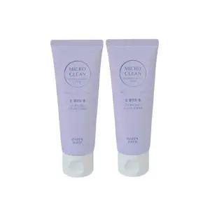 해피바스 마이크로 클린 딥 클렌징폼 100ml (1개+1개)2입 특별행사