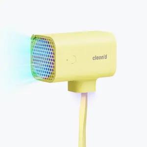 [10만대 판매 인증! 99.9% 살균력] 클린디 윈디 CL-403 무선 칫솔살균기 옐로우 1인용 욕실 자외선 건조기 UV-C LED 휴대용 소독기