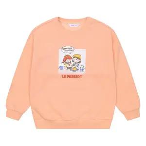 [소이] 여아 기모 쿠킹 맨투맨 티셔츠 21W1453_OR [P003702599]