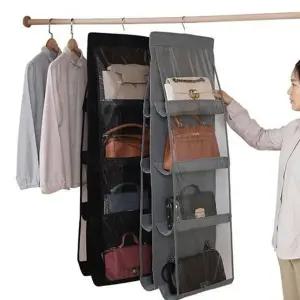 매쉬 8단 가방정리함 핸드백 보관 정리 수납 가방장-WFHGDQ0