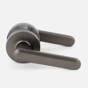 블랙골드 레버핸들 욕실전용 도어락 방수코팅 핸들교체