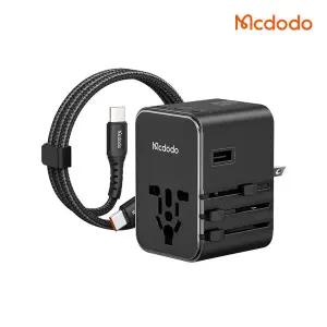 맥도도 45W 여행용 변환 어댑터 5포트 멀티 PD 충전기 + C to C타입 케이블 CP327