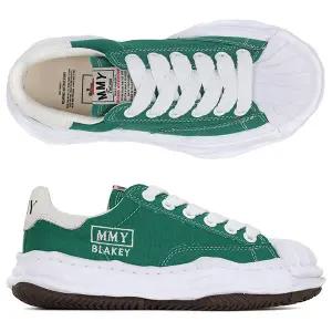 미하라야스히로 25FW 클리어그린 블레이키 OG 캔버스 스니커즈 A08FW735 CLEAR GREEN