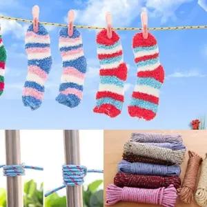 코팅 캠핑용 빨래줄 튼튼한 와이어빨래줄 (WFK83MW)