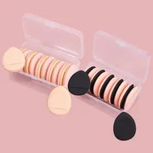 에어 쿠션 퍼프 미니 10개 케이스 포함 화장도구 (WFK88AH)