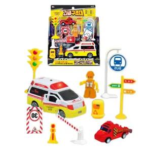 교통표지판놀이 구급차 소방차세트 자동차 장난감 놀잇감 119 완구 IQ EQ
