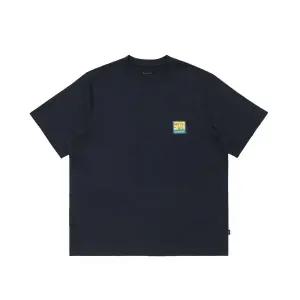 [말본골프]말본 남성 버킷 시티 포켓 반팔티셔츠 네이비 M7983