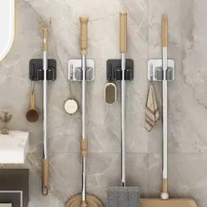 청소 도구 걸이 부착 대걸이 마대걸이 보관함 대걸레걸이 다용도밀대걸이 마대걸이1구