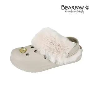 키즈 CONNIE KIDS 겨울 털 탈부착 퍼 클로그 슬리퍼 (K884030PD-K-IGR)