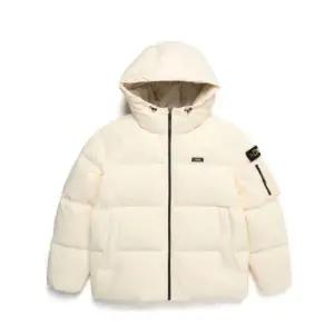 [롯데백화점]내셔널지오그래픽 골든몰 숏기장 구스 후디 다운 점퍼 N234UDW120