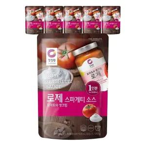 청정원 싱글파우치 로제소스, 170g, 6개