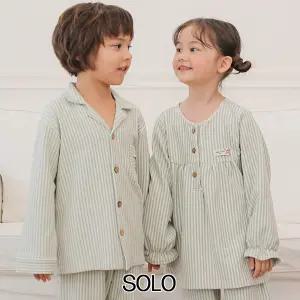 솔로 국산 아동 잠옷 세트 겨울 기모 수면 후리스 긴팔 남아 여아 키즈 어린이 파자마 소프트