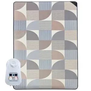 (주)한일의료기 무전자파 유니크 브라운 온수매트 초특대형 183 x 300cm (분리난방)