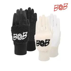 [BOB골프 기획출시] 골프 여성 부클로고 방한 골프장갑 양손) - BGL5WGV906
