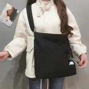 마우스멀티포켓캔버스백 에코 크로스백 숄더백 토드백