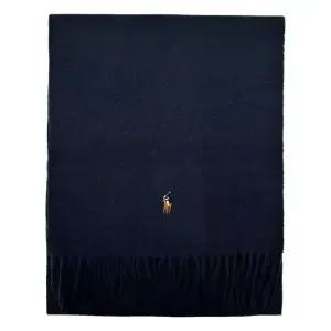 폴로 랄프로렌 시그니처 이탈리안 멀티로고 버진울 머플러