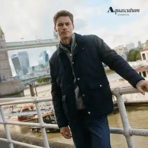 [런칭가139,900원 4만원 ]아쿠아스큐텀 남성 다운 퀼팅 자켓