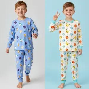 포켓몬스터 피치기모 긴팔 실내복 / 아동 주니어 겨울 내복