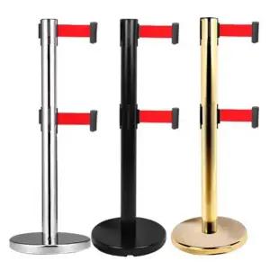 차단 줄 공항 펜스 대기 벨트형 공연장 안전관리 통제선 2단