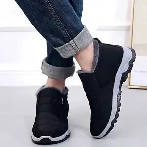 남여 겨울 패딩 방한 운동화 3칼라 워킹웜 방수 털 슬립온 신발 보온 미끄럼방지 슈즈