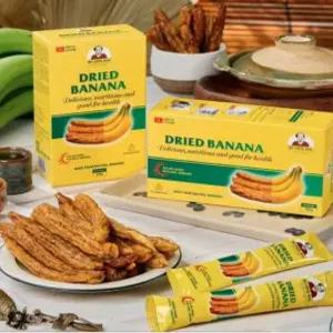 통째로 건조한 반건조 바나나 말랭이 (바나나100%) 소포장간식 휴대용간식