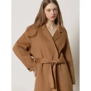 [하프클럽/오조크]벨티드 히든버튼 핸드메이드 울코트 (택가격 398000원)