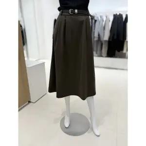 [롯데백화점]SOUP 벨트세트 롱플레어 스커트  SBBSR321