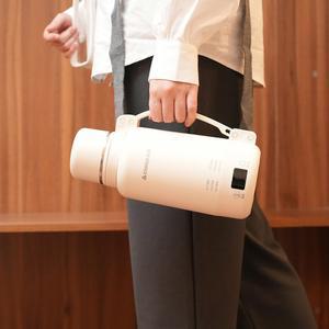 충전식 보온병 휴대용 물통 무선 L_ USB 고온 주전자 650ml 간편한 전기 이동식