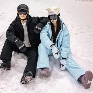 경량 방한 방수 방풍 스노우보드복 스키복 상하 세트