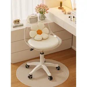 팔걸이없는 의자 허리편한 컴퓨터 고정 등받이 없는 공부 회의용