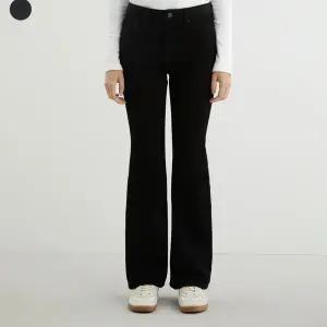 [롯데백화점]게스 여성 이중지 블랙 플레어부츠컷 YP4D9197