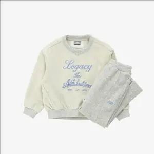 뉴발란스키즈(NB Kids) NBgC여아 부클포인트 기모 맨투맨 세트 NK9YF4804G(33)Oatmeal Melange