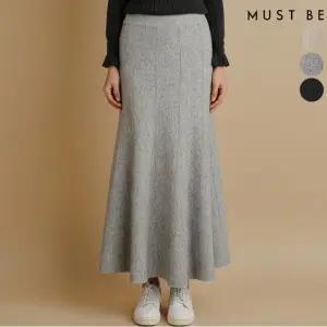 여성 머메이드핏 니트 롱스커트