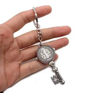 천주교 천국의 열쇠 키링 실버 카톨릭 성물 키홀더 열쇠고리