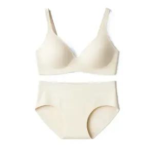 [롯데백화점]엘르이너웨어 스무스 푸쉬업 퓨징브라팬티세트(EFWBR271EFWBP271CRM)