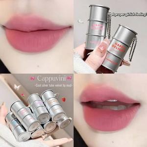 매트  립스틱 5가지 색상 텍스처 실키 립 머드 묻어나지 않는 컵 지속력 좋은 립글레이즈  립글로스 메이크