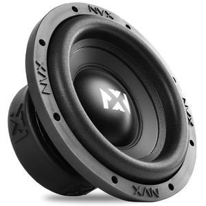 NVX ESW84 400W 피크 200W RMS E-시리즈 8인치 싱글 4옴 카 서브우퍼