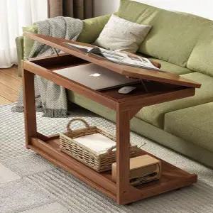 원목 이동식 독서 경사 책상 노트북 소파용 테이블 탁자